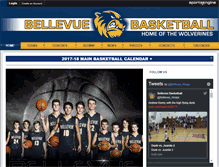 Tablet Screenshot of bellevuebasketball.com